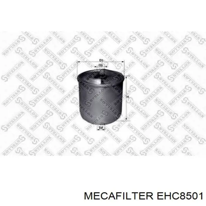 Filtro de aceite EHC8501 Mecafilter