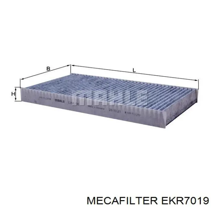 Фильтр воздушный отопителя Mecafilter EKR7019 цена, от 3.22 USD