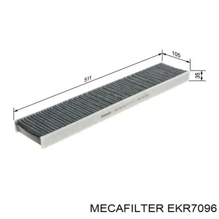 Фильтр салона B096 Vasco Filters