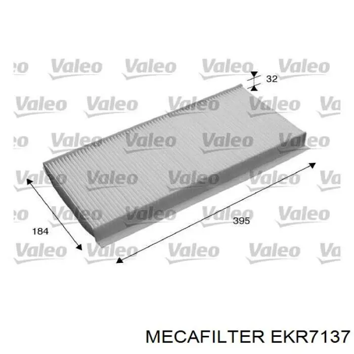 Купить EKR7137 Mecafilter Фильтр салона угольный