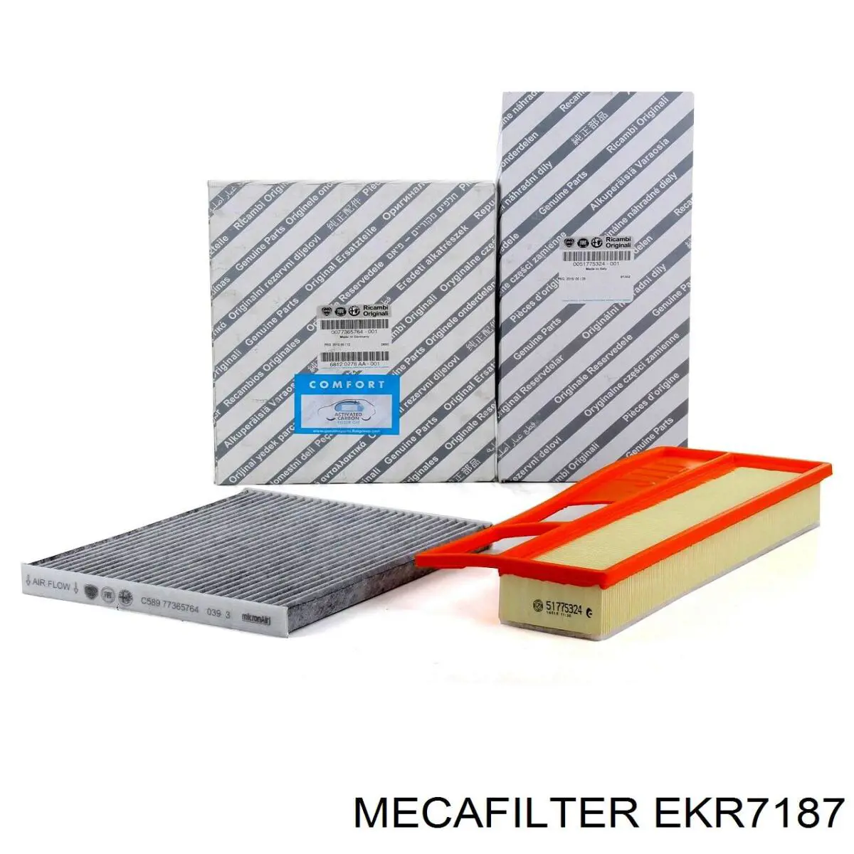 Купить EKR7187 Mecafilter Фильтр салона угольный
