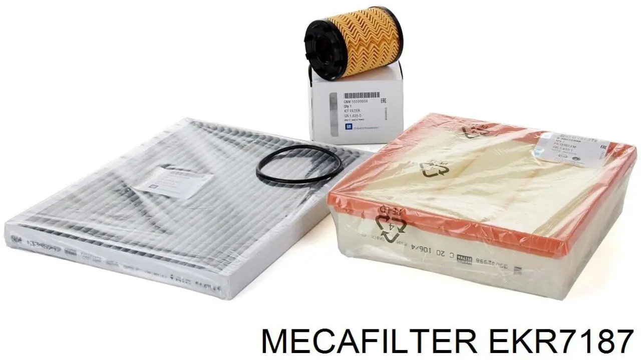 Воздушный фильтр салона Mecafilter EKR7187