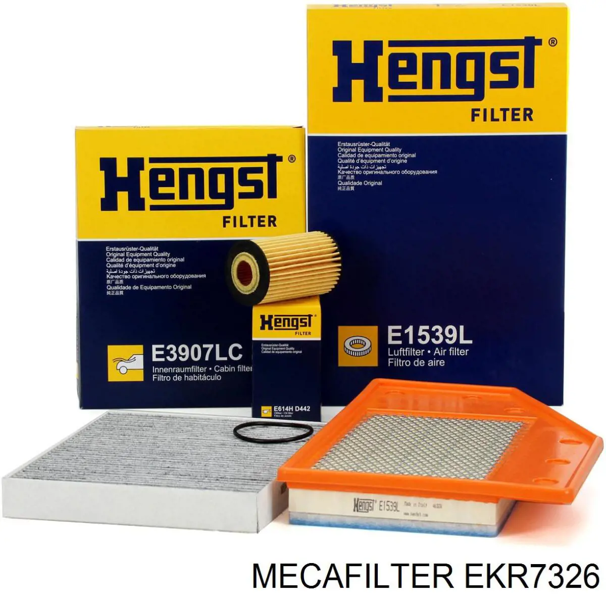 Купить EKR7326 Mecafilter Фильтр салона угольный