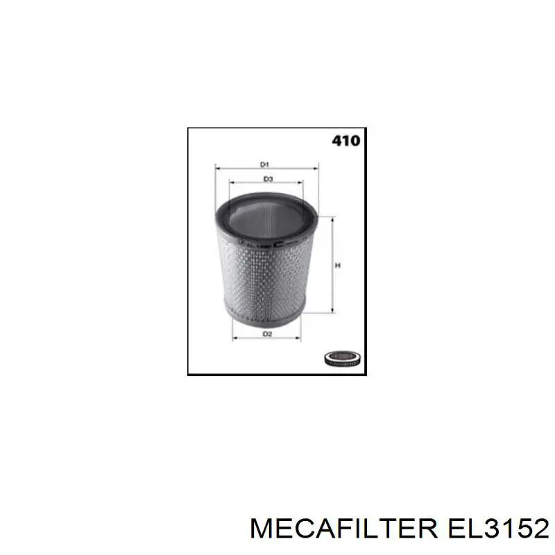 Воздушный фильтр EL3152 Mecafilter