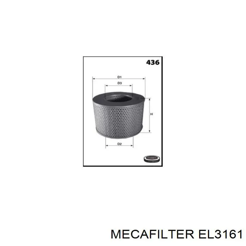 Filtro de aire EL3161 Mecafilter