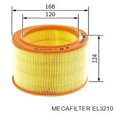 Купить EL3210 Mecafilter Автомобильный фильтр воздуха