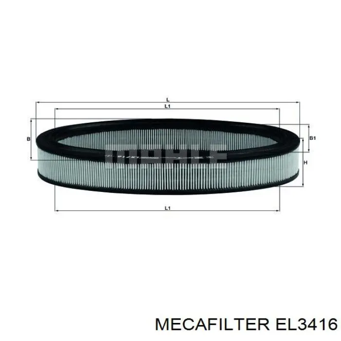Воздушный фильтр 8933001795 Renault (RVI)
