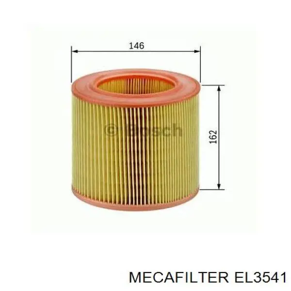 EL3541 Mecafilter воздушный фильтр