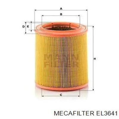 Элемент воздушного фильтра Mecafilter EL3641 цена, от 5.19 USD