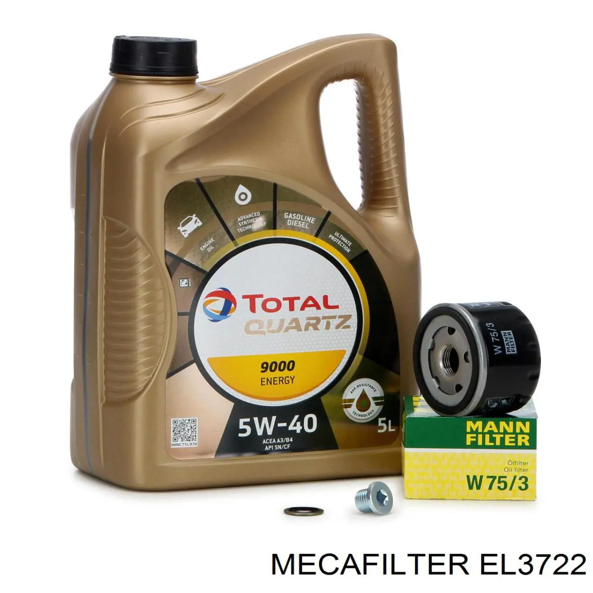 Элемент воздушного фильтра Mecafilter EL3722 цена, от 7.61 USD