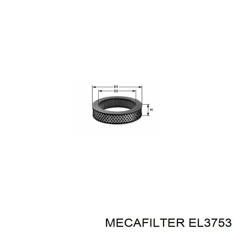 Filtro de aire EL3753 Mecafilter