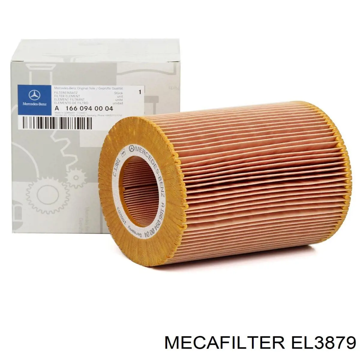Элемент воздушного фильтра Mecafilter EL3879 цена, от 8.15 USD