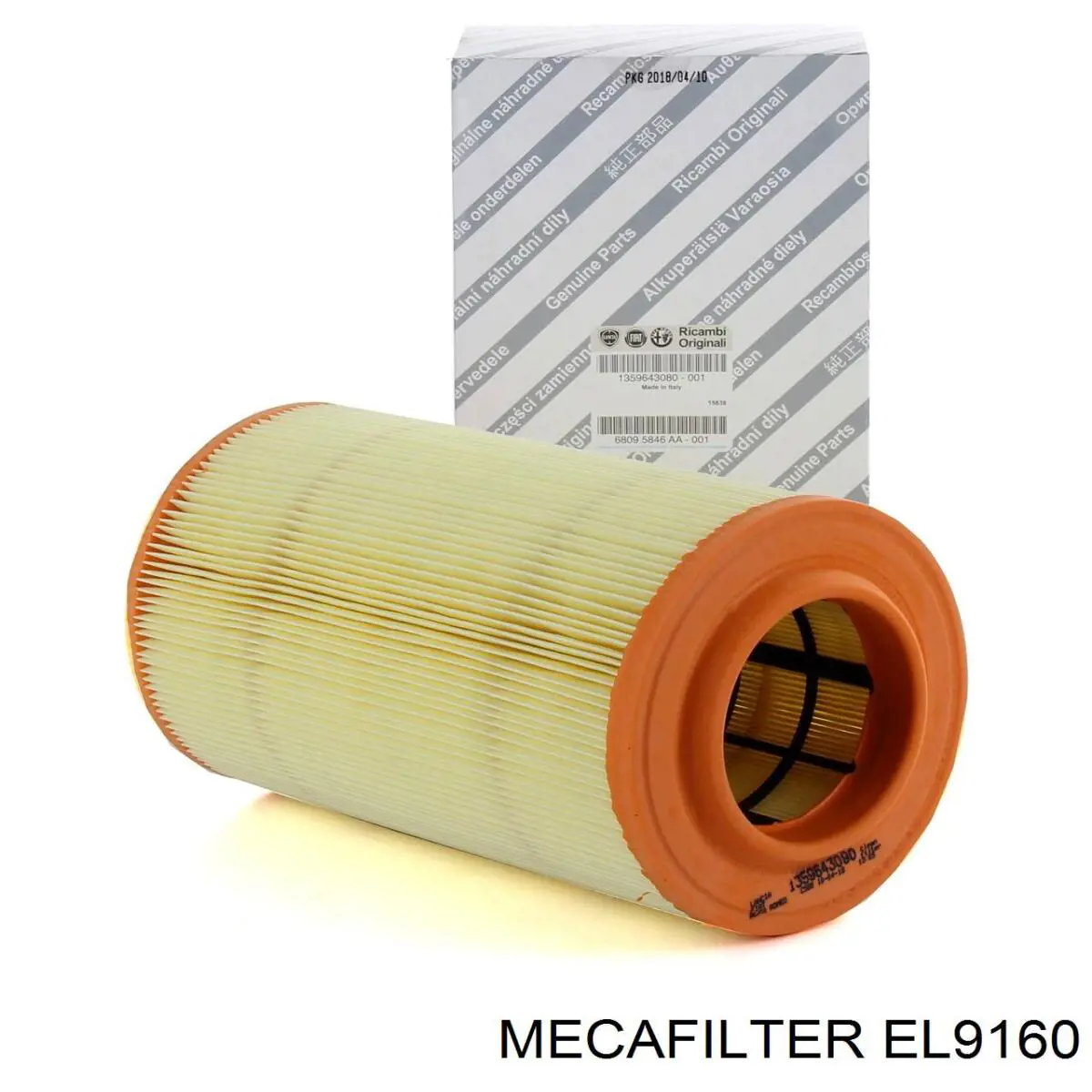 EL9160 Mecafilter Воздушный фильтр двигателя