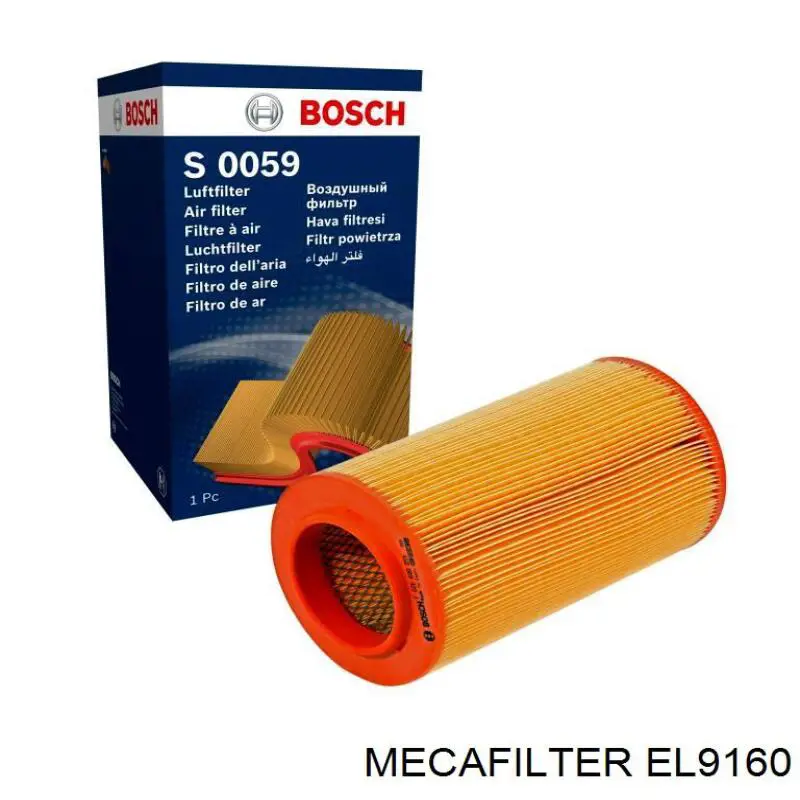 Элемент воздушного фильтра Mecafilter EL9160 цена, от 16.50 USD