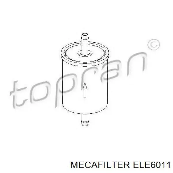Топливный фильтр ELE6011 Mecafilter