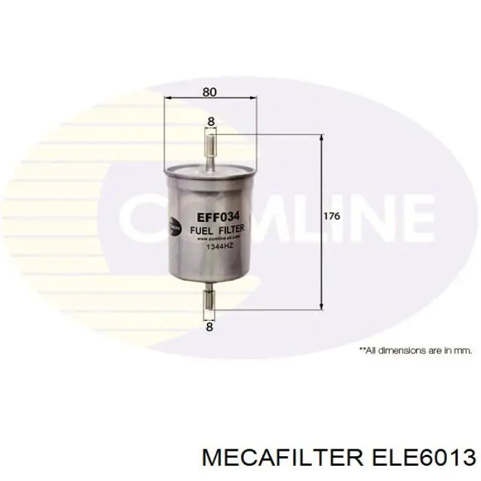 Купить ELE6013 Mecafilter Фильтр-отстойник топлива грубой очистки