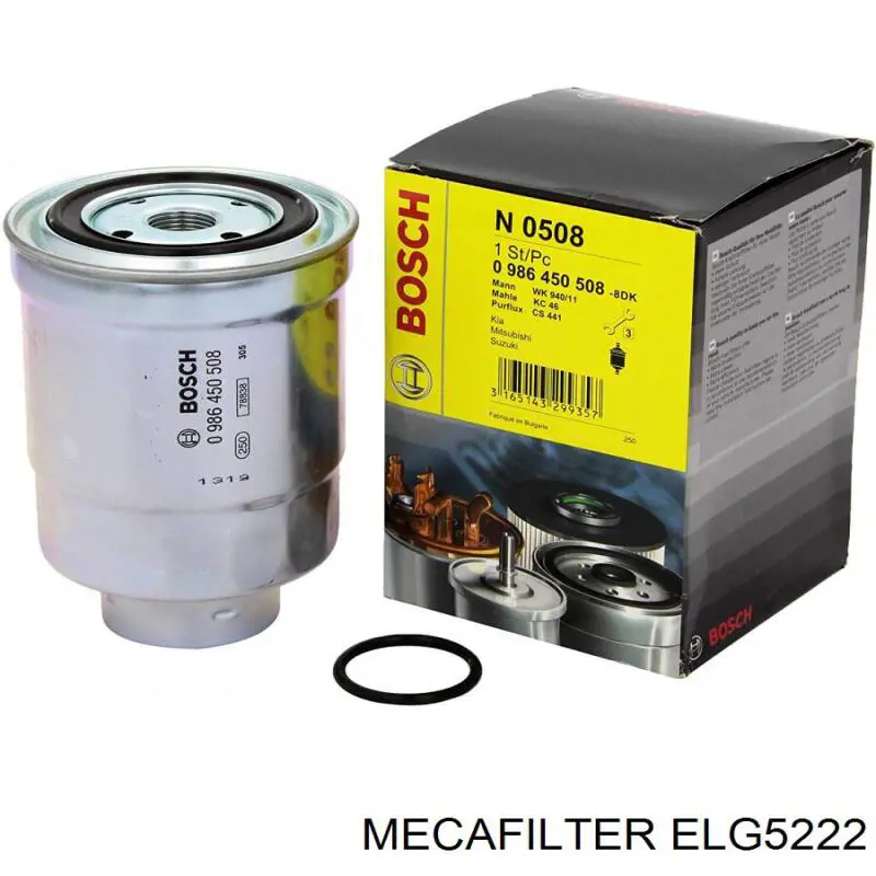 Фильтр тонкой очистки топлива Mecafilter ELG5222 цена, от 8.56 USD