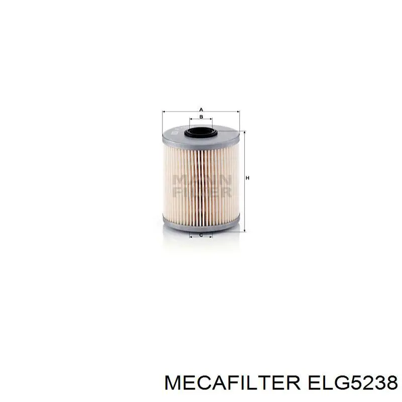 Фильтр тонкой очистки топлива Mecafilter ELG5238 цена, от 4.45 USD