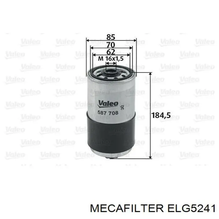 Купить ELG5241 Mecafilter Фильтр-отстойник топлива грубой очистки