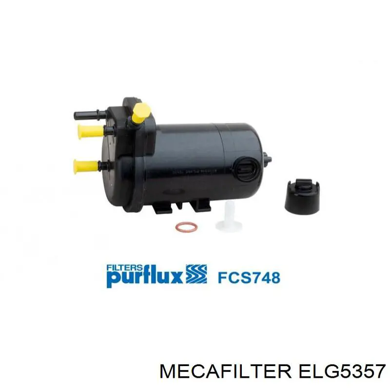 Фильтр тонкой очистки топлива Mecafilter ELG5357 цена, от 23.22 USD