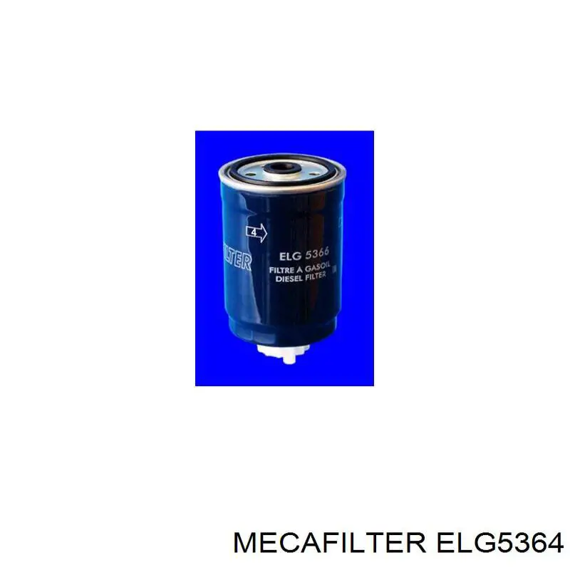 Фильтр тонкой очистки топлива Mecafilter ELG5364 цена, от 22.68 USD