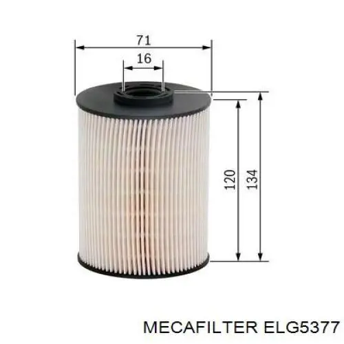 ELG5377 Mecafilter топливный фильтр