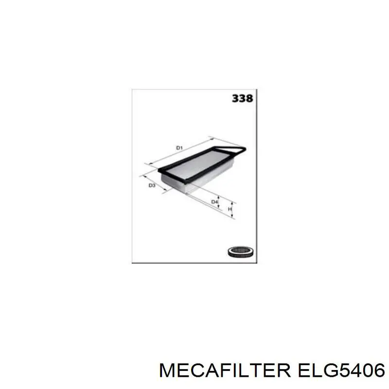 Купить ELG5406 Mecafilter Фильтр-отстойник топлива грубой очистки