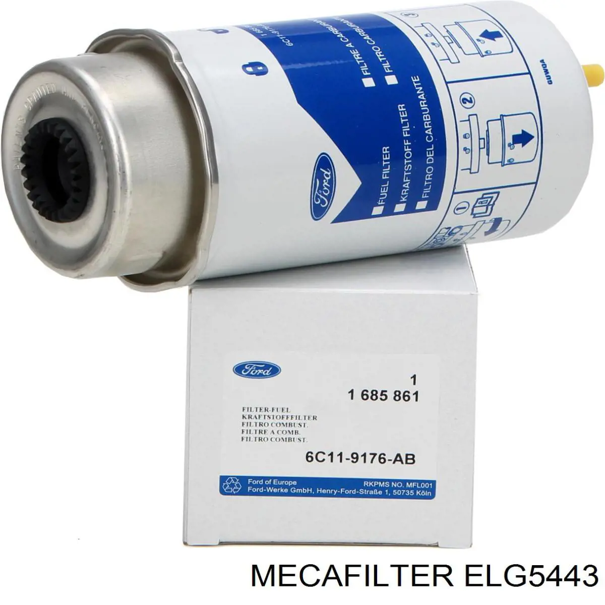Купить ELG5443 Mecafilter Фильтр-отстойник топлива грубой очистки