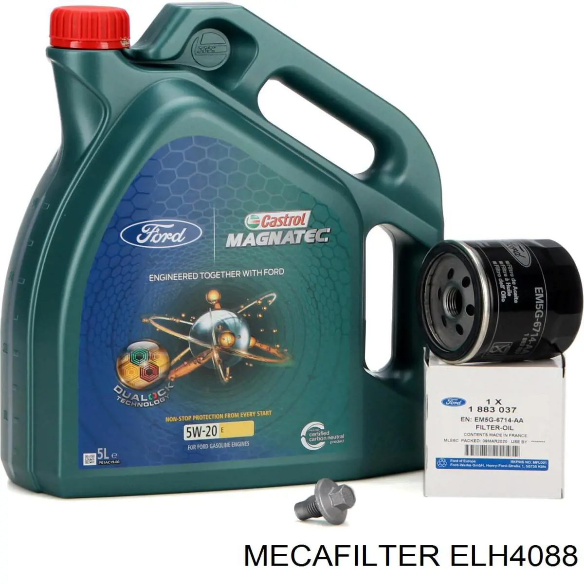 Масляный фильтр ELH4088 Mecafilter