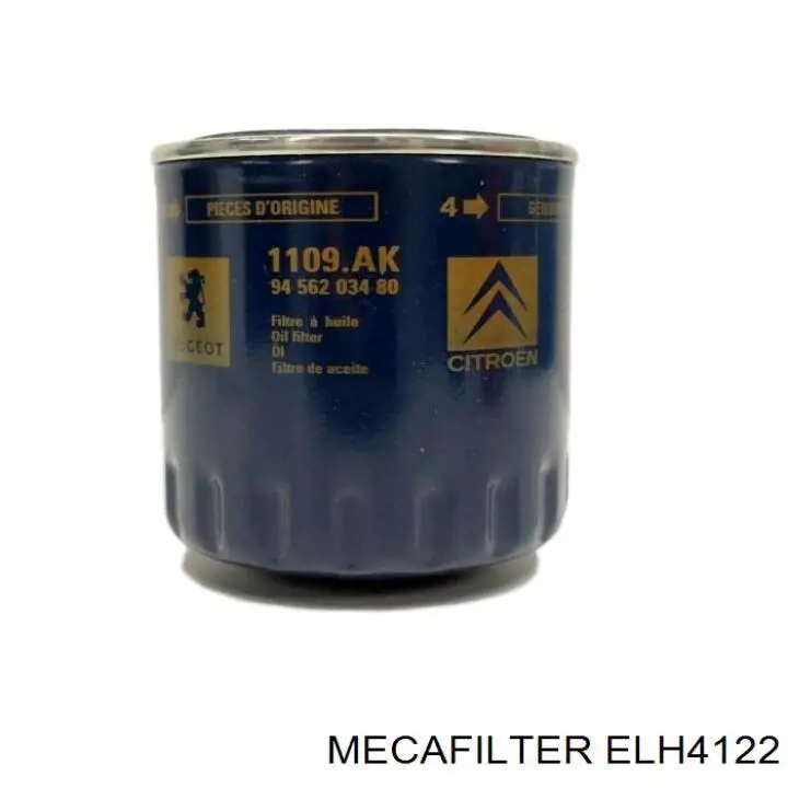 Filtro de aceite ELH4122 Mecafilter