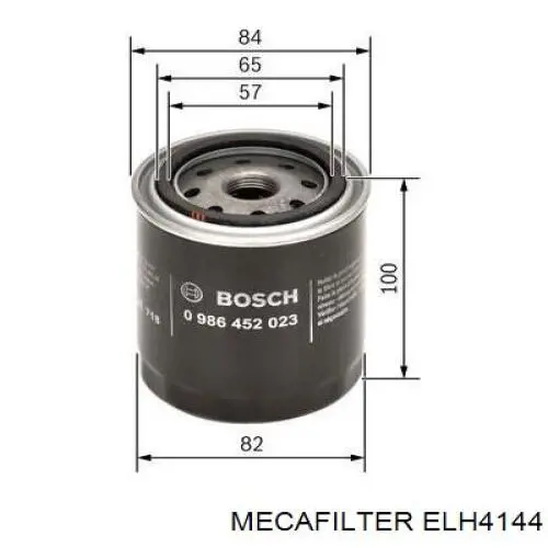 Масляный фильтр ELH4144 Mecafilter