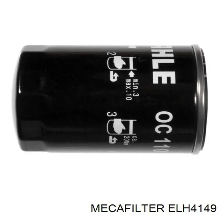 Фильтр масла Mecafilter ELH4149