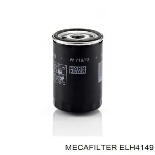 ELH4149 Mecafilter Масляный фильтр двигателя