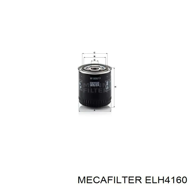 ELH4160 Mecafilter масляный фильтр