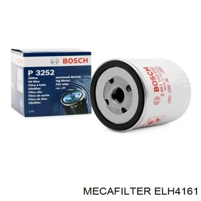 ELH4161 Mecafilter Масляный фильтр двигателя