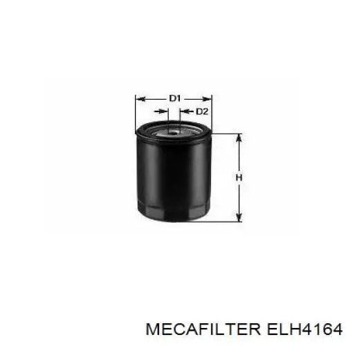 Масляный фильтр ELH4164 Mecafilter