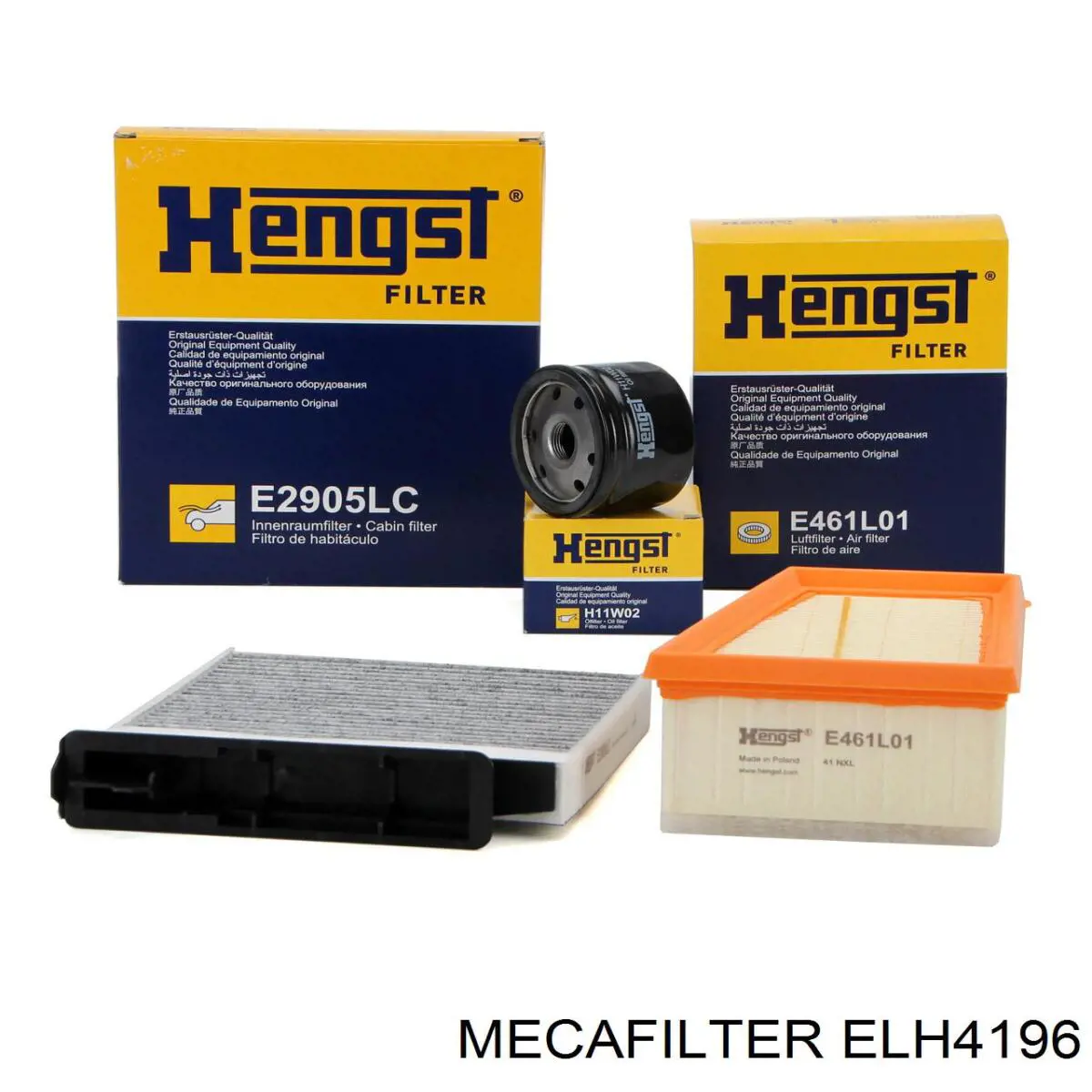 Масляный фильтр ELH4196 Mecafilter