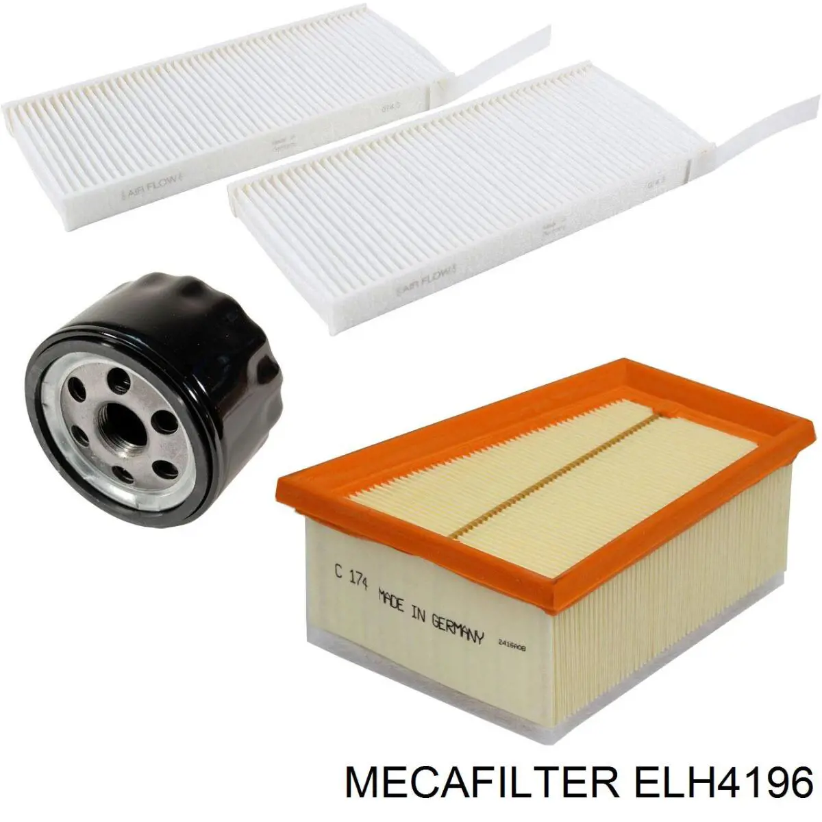 Фильтр масла Mecafilter ELH4196