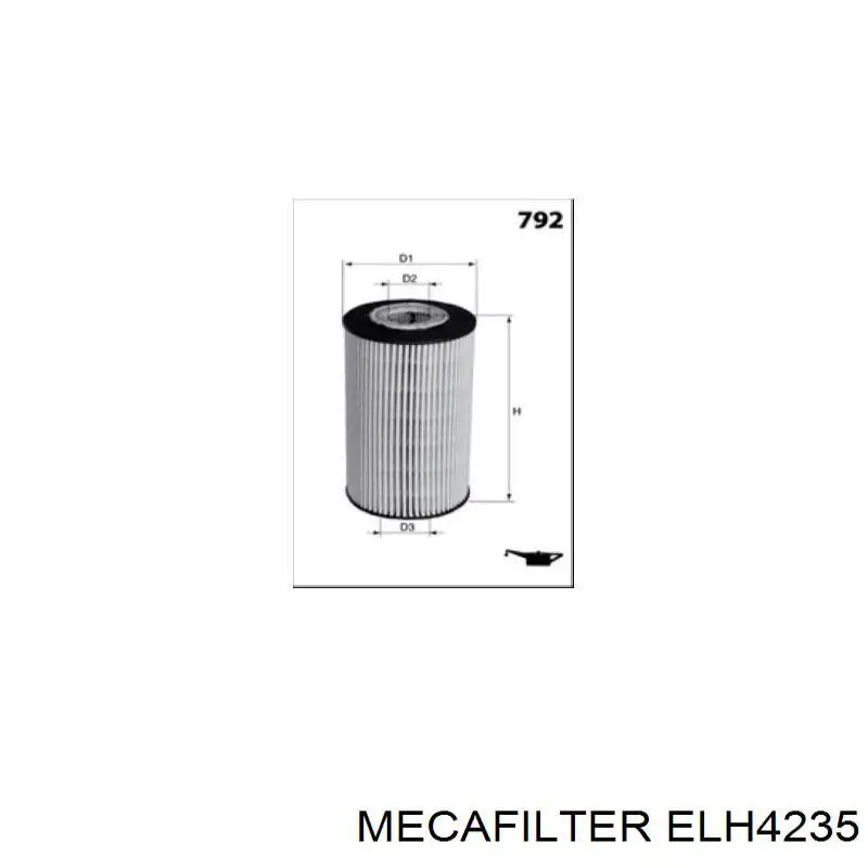 ELH4235 Mecafilter масляный фильтр