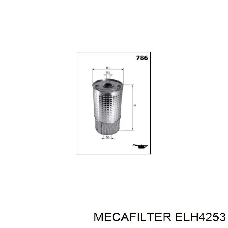 ELH4253 Mecafilter масляный фильтр