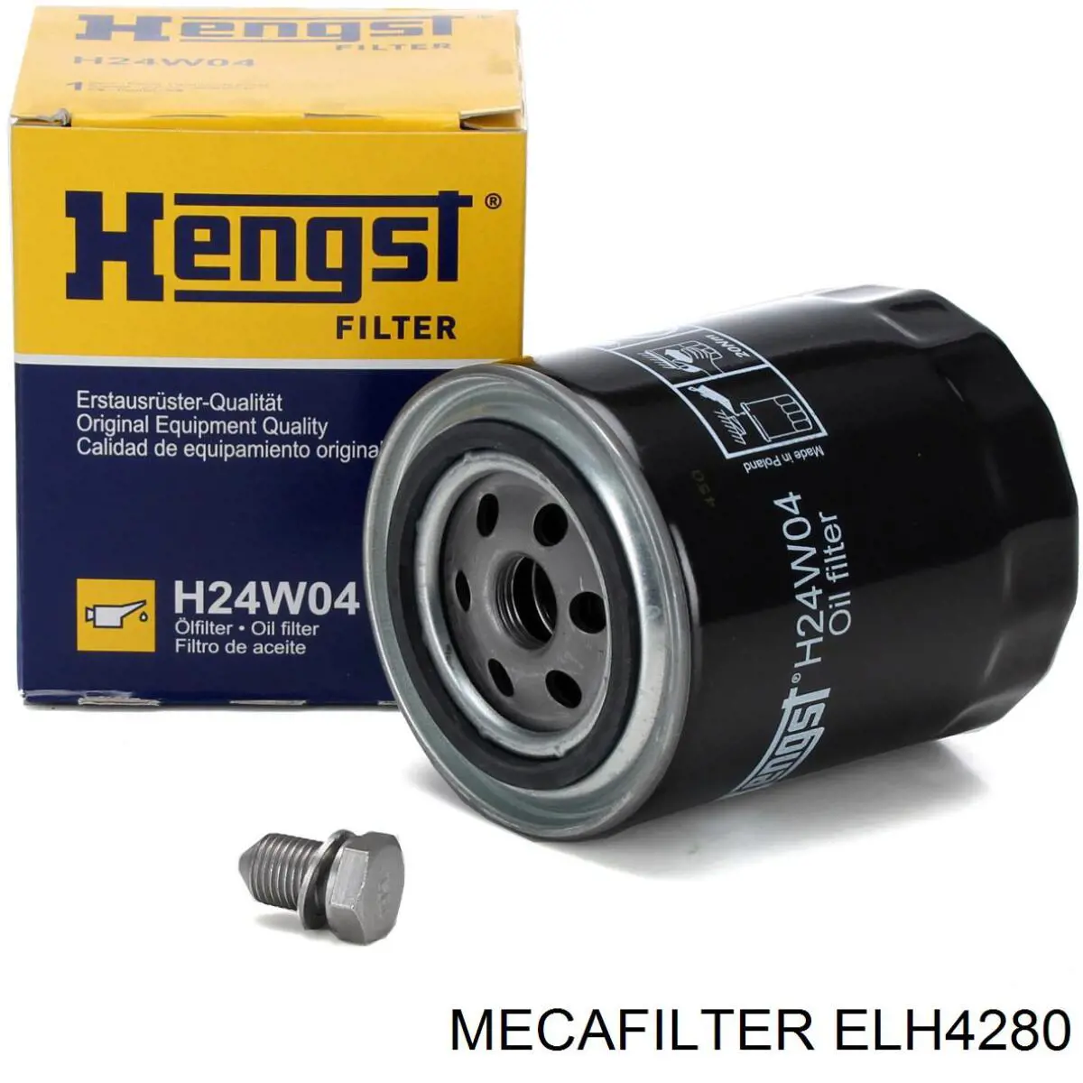 Масляный фильтр ELH4280 Mecafilter