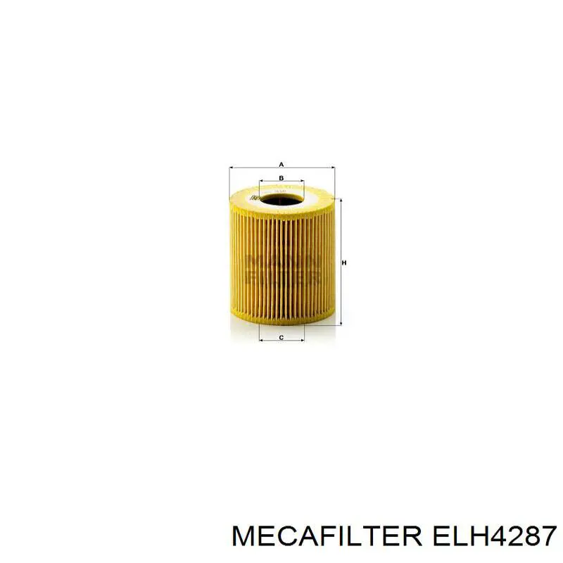 Купить ELH4287 Mecafilter Фильтр центробежный очистки масла