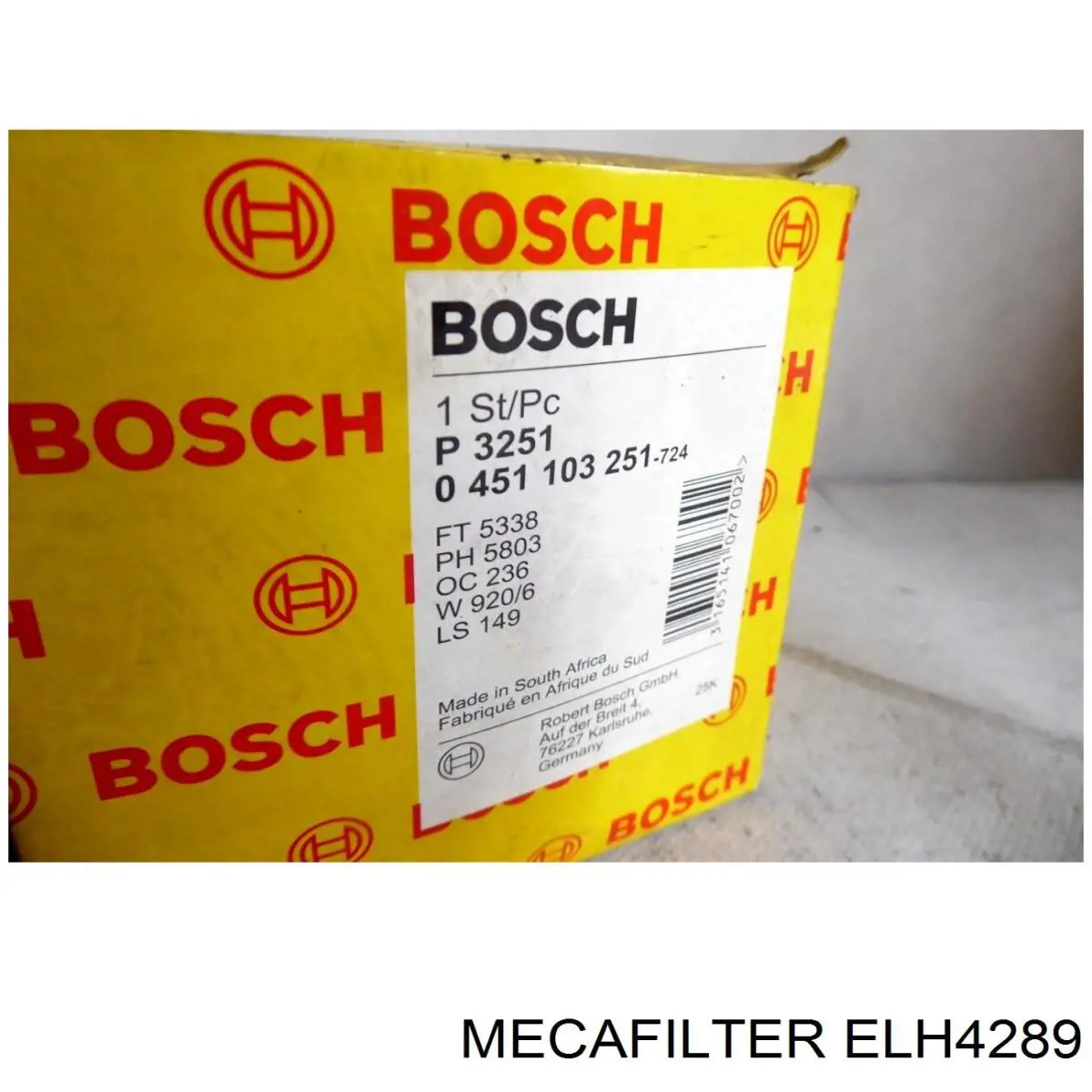 Купить ELH4289 Mecafilter Фильтр центробежный очистки масла
