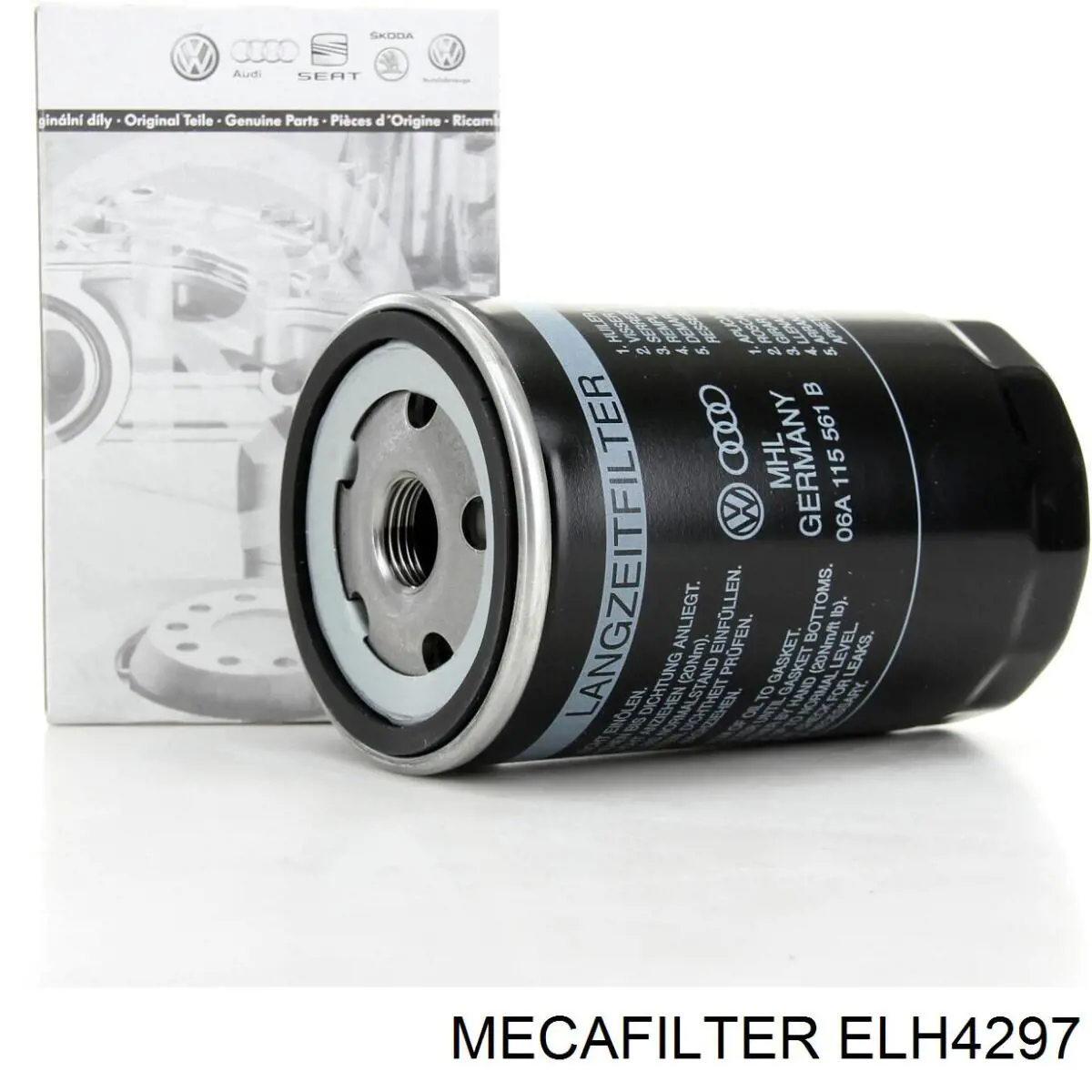 Filtro de aceite ELH4297 Mecafilter