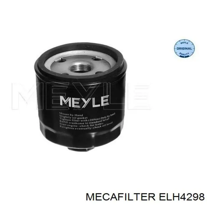Filtro de aceite ELH4298 Mecafilter