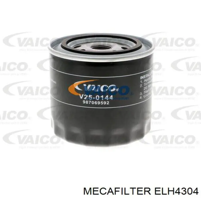 Filtro de aceite ELH4304 Mecafilter