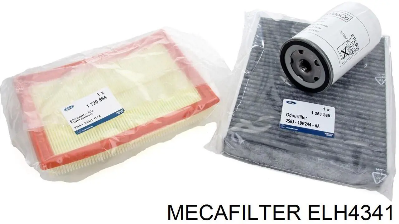 ELH4341 Mecafilter Масляный фильтр двигателя