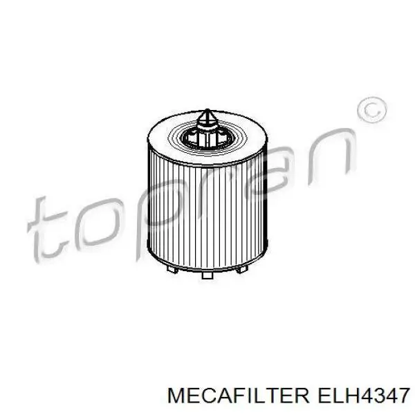 ELH4347 Mecafilter Масляный фильтр двигателя