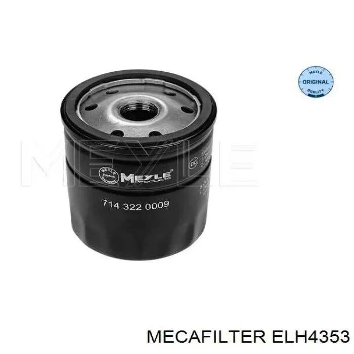 ELH4353 Mecafilter Масляный фильтр двигателя