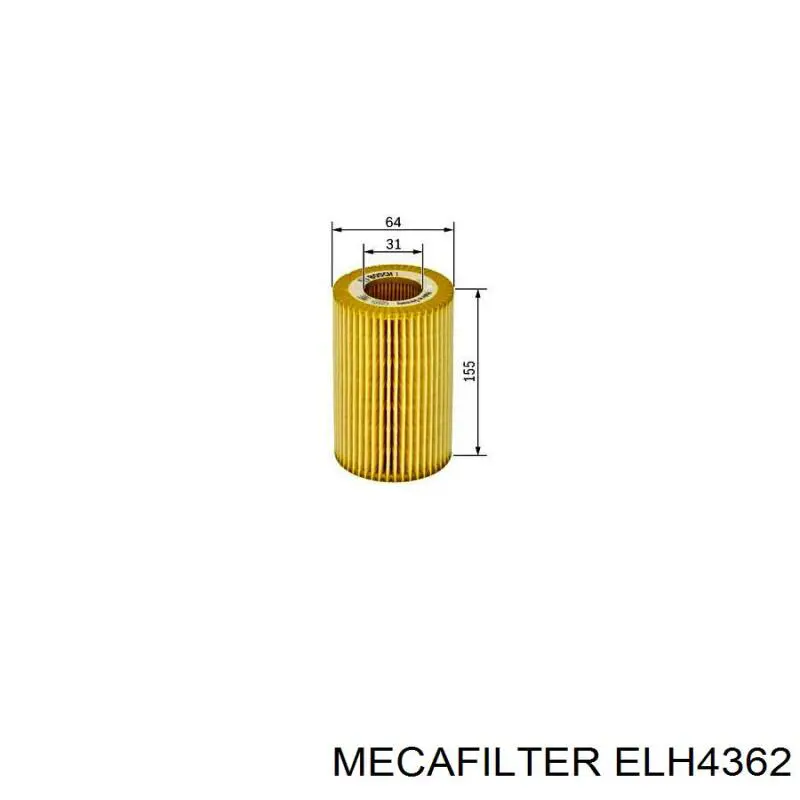 Масляный фильтр ELH4362 Mecafilter